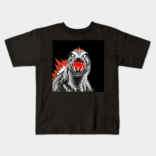 red godzilla the dragon kaiju Kids T-Shirt